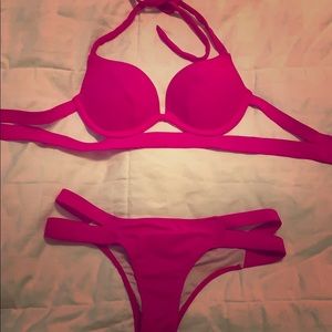 Victoria’s Secret Magenta push up bikini